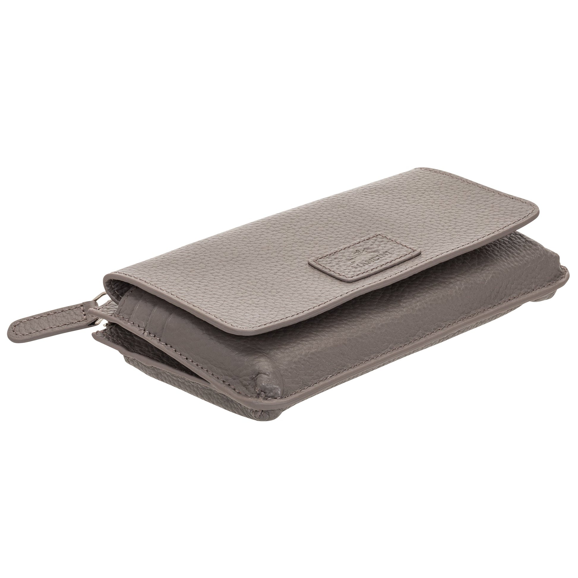Mancini Wallets Mancini Pebbled Ladies RFID Crossbody Wallet