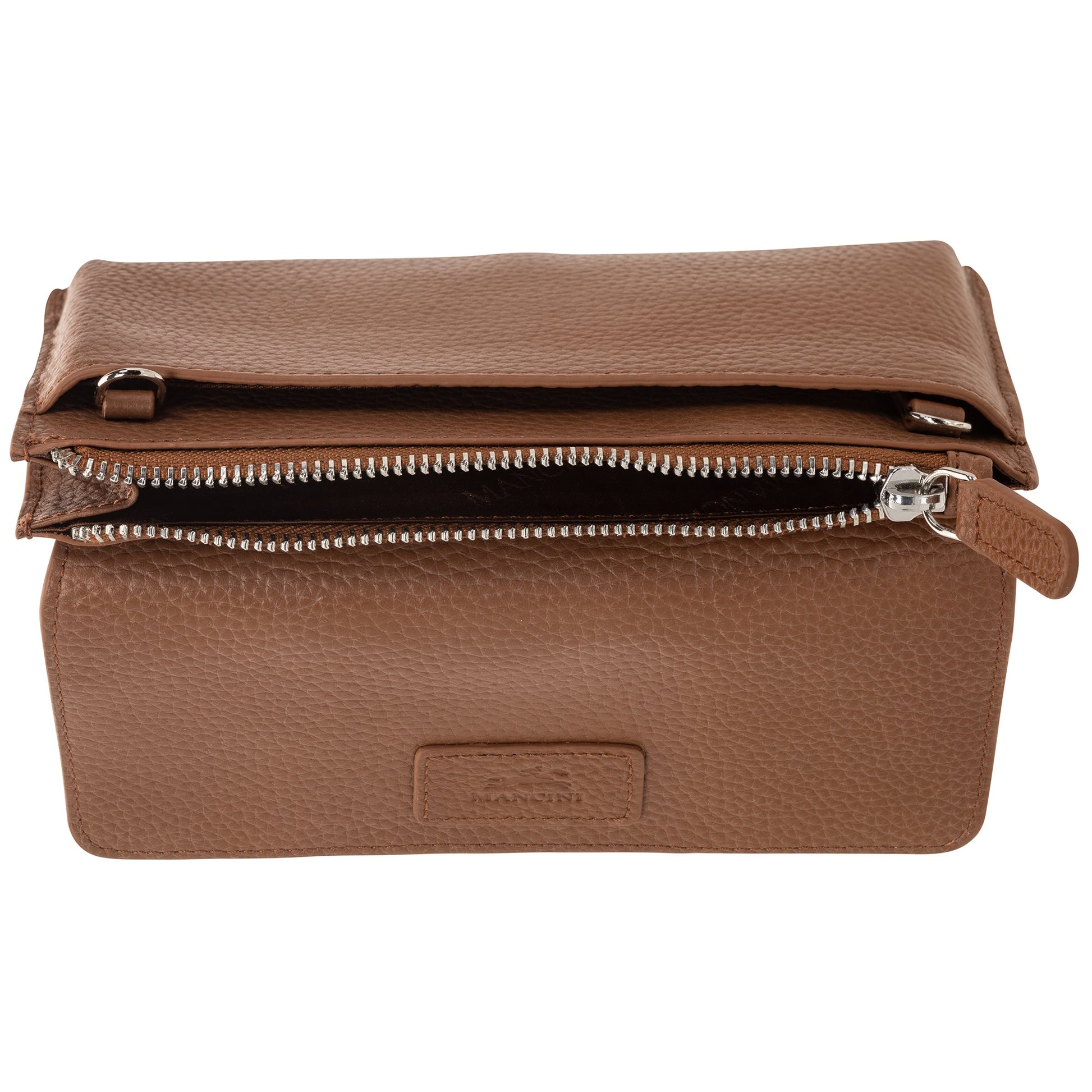 Mancini Wallets Mancini Pebbled Ladies RFID Crossbody Wallet