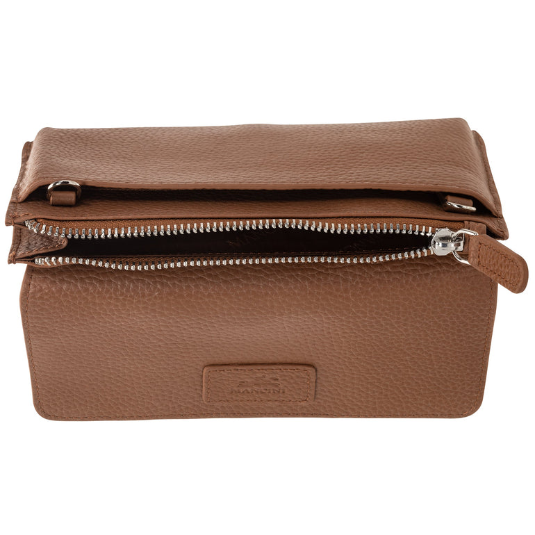 Mancini Wallets Mancini Pebbled Ladies RFID Crossbody Wallet