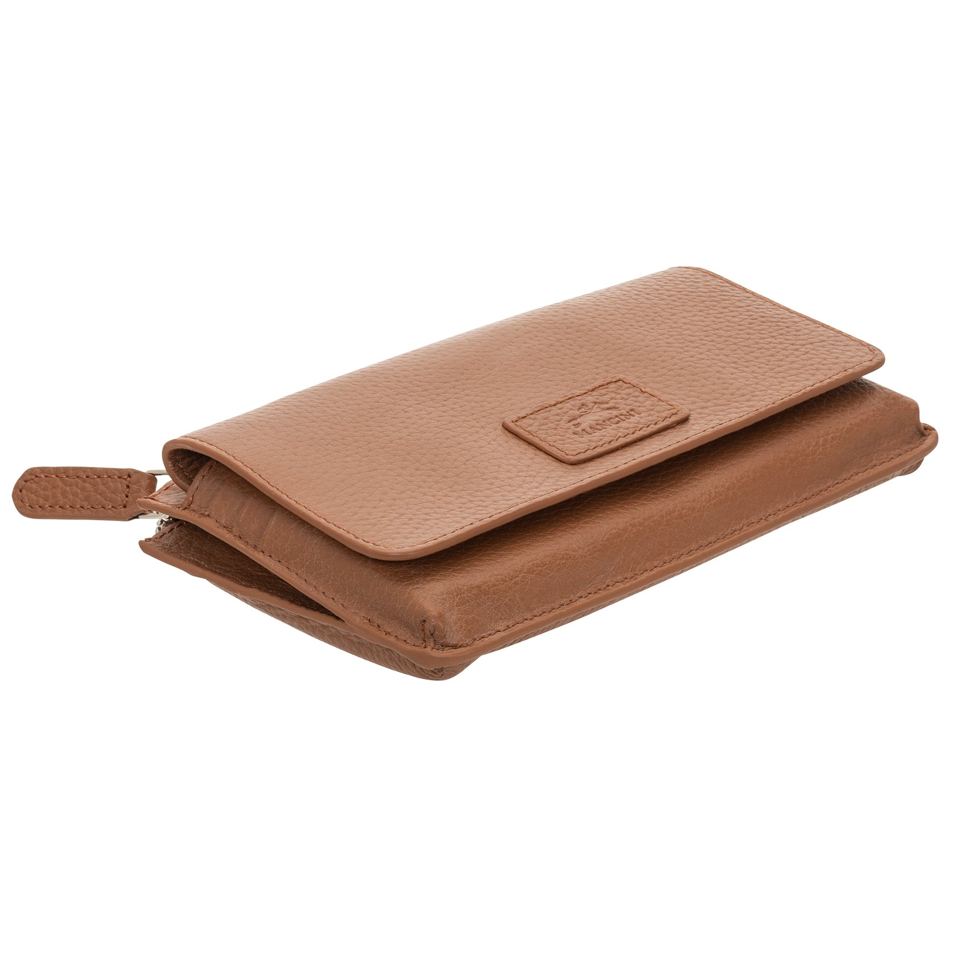 Mancini Wallets Mancini Pebbled Ladies RFID Crossbody Wallet