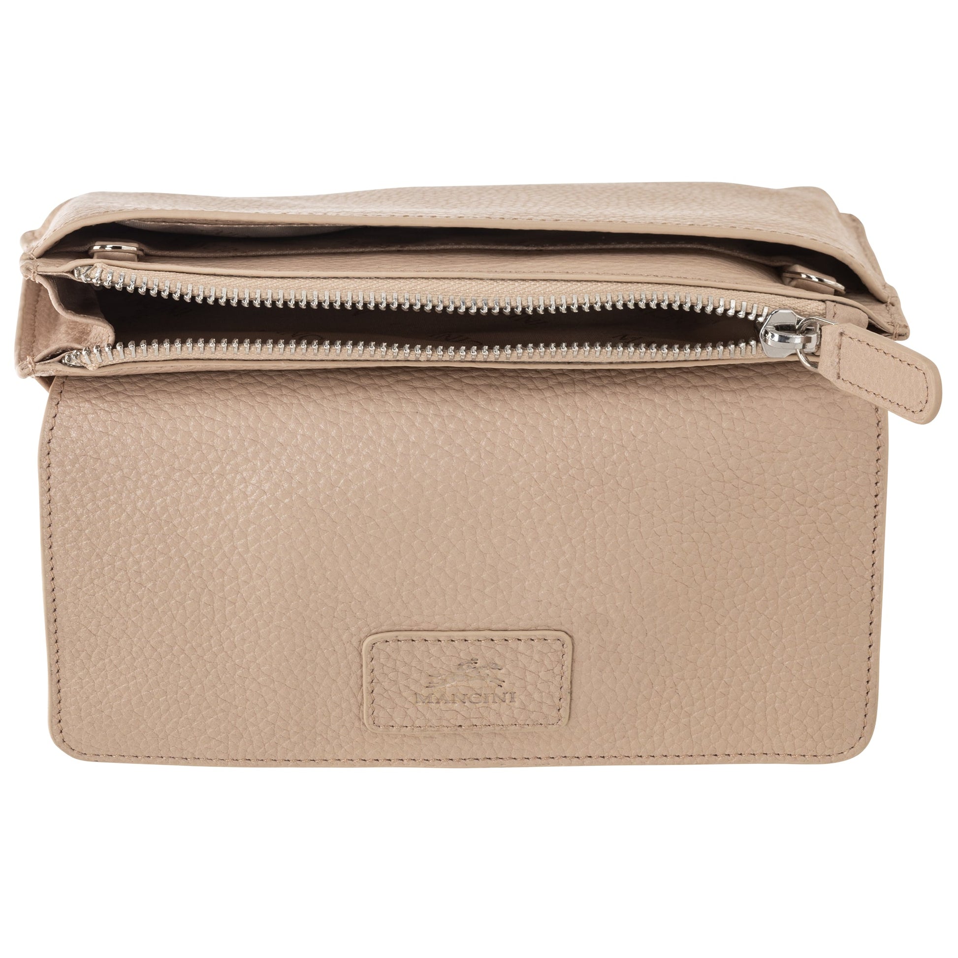 Mancini Wallets Mancini Pebbled Ladies RFID Crossbody Wallet