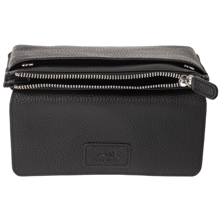 Mancini Wallets Mancini Pebbled Ladies RFID Crossbody Wallet