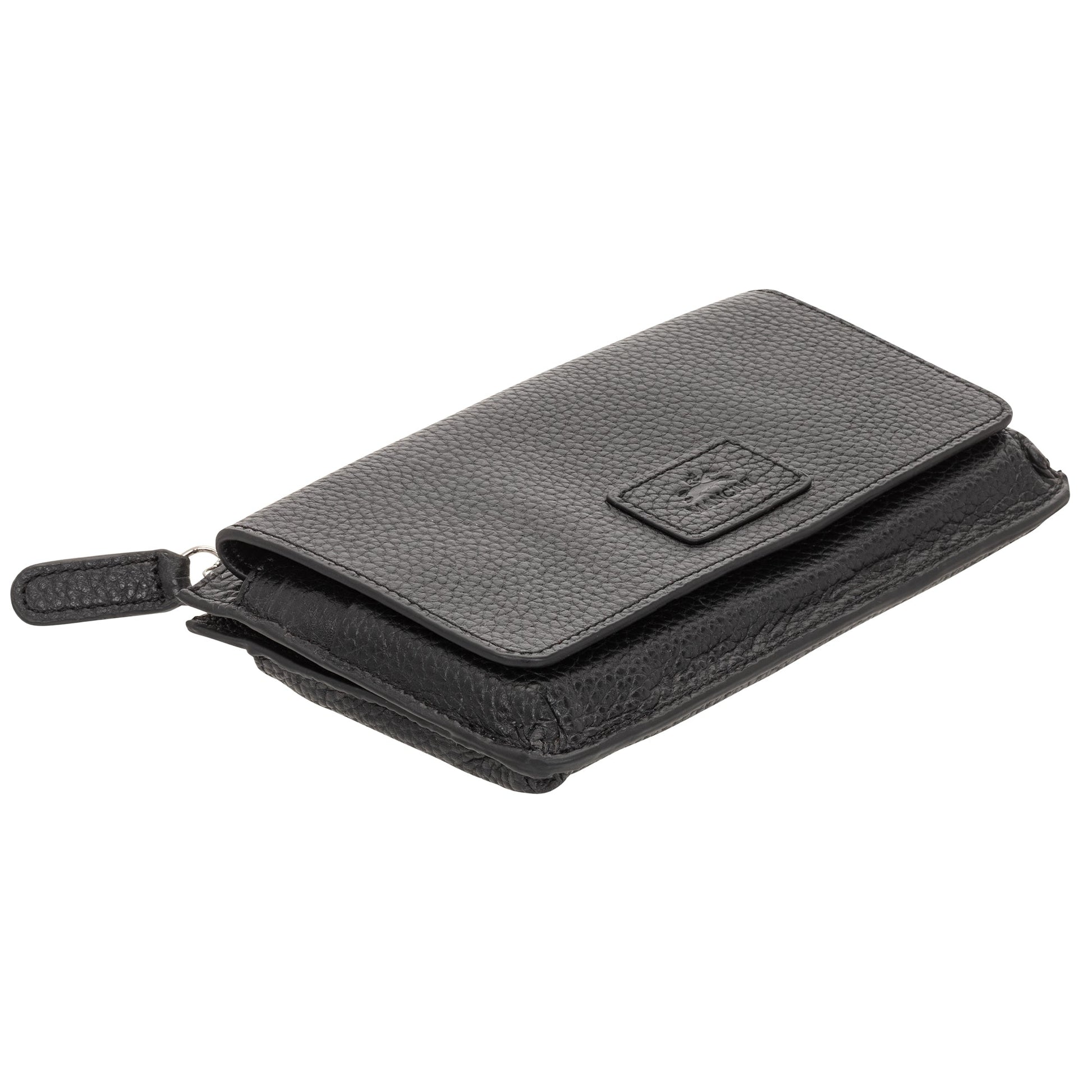 Mancini Wallets Mancini Pebbled Ladies RFID Crossbody Wallet