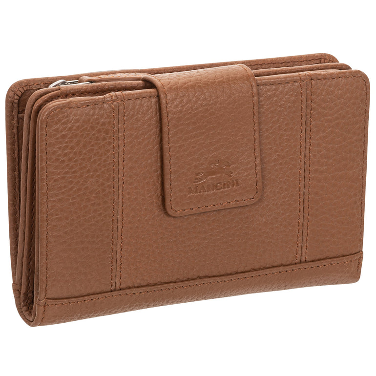Mancini Wallets Mancini Pebbled Ladies’ RFID Medium Clutch Wallet