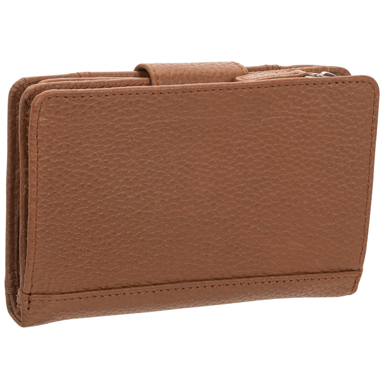 Mancini Wallets Mancini Pebbled Ladies’ RFID Medium Clutch Wallet