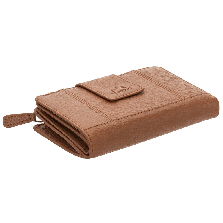 Mancini Wallets Mancini Pebbled Ladies’ RFID Medium Clutch Wallet