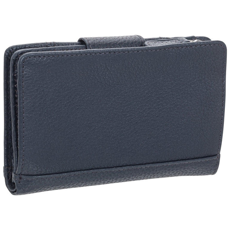 Mancini Wallets Mancini Pebbled Ladies’ RFID Medium Clutch Wallet