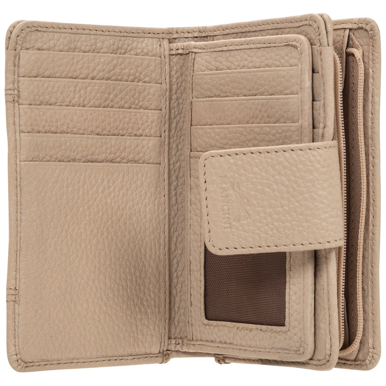 Mancini Wallets Mancini Pebbled Ladies’ RFID Medium Clutch Wallet