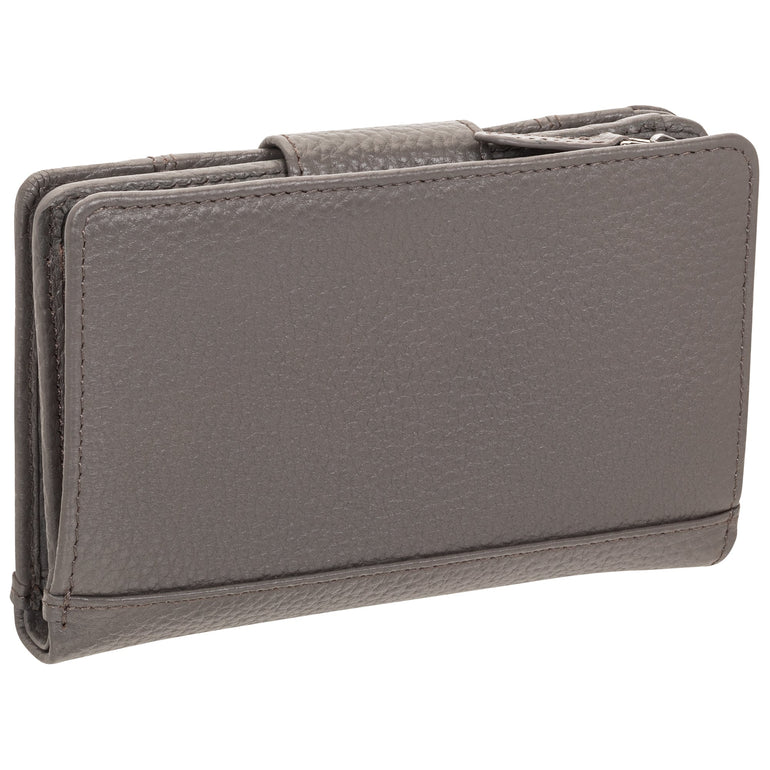 Mancini Wallets Mancini Pebbled Ladies’ RFID Medium Clutch Wallet