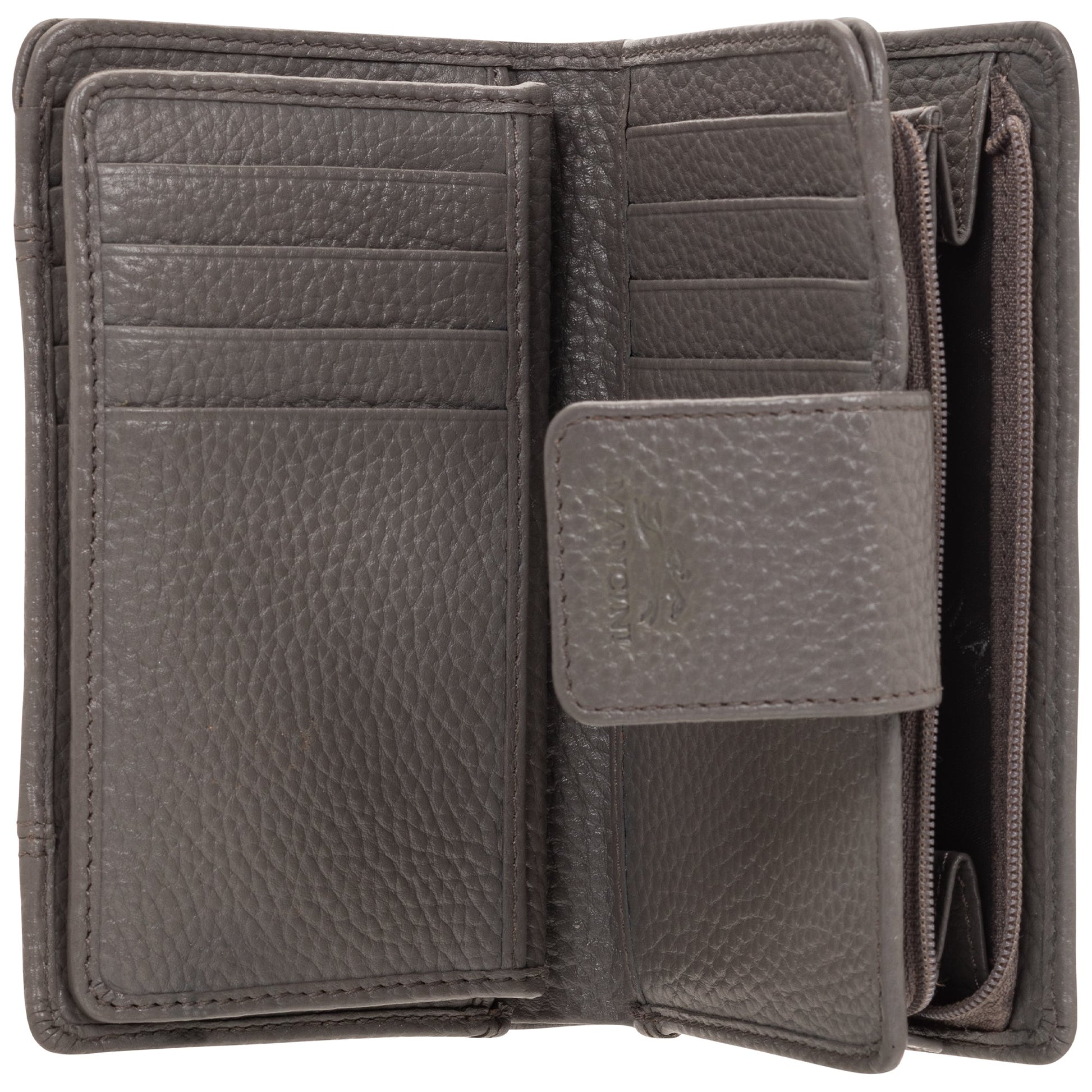 Mancini Wallets Mancini Pebbled Ladies’ RFID Medium Clutch Wallet