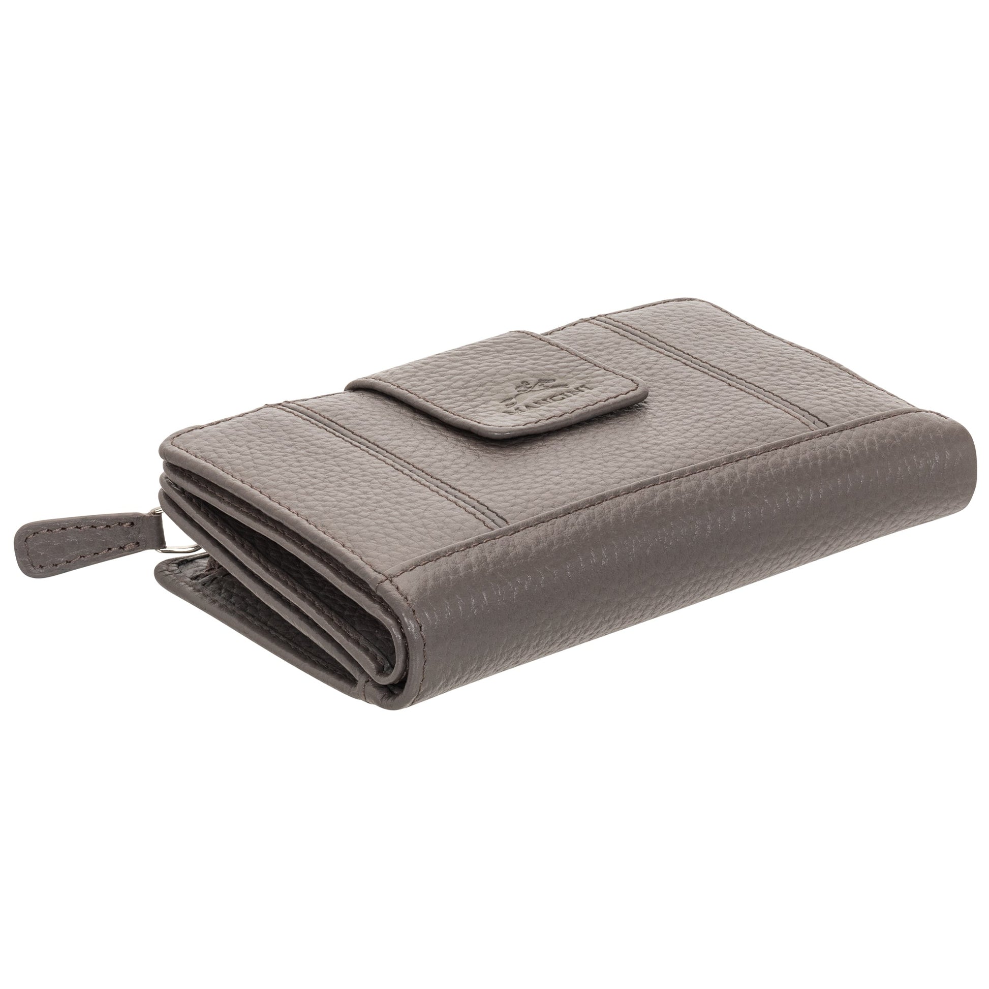 Mancini Wallets Mancini Pebbled Ladies’ RFID Medium Clutch Wallet