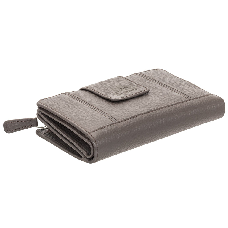 Mancini Wallets Mancini Pebbled Ladies’ RFID Medium Clutch Wallet