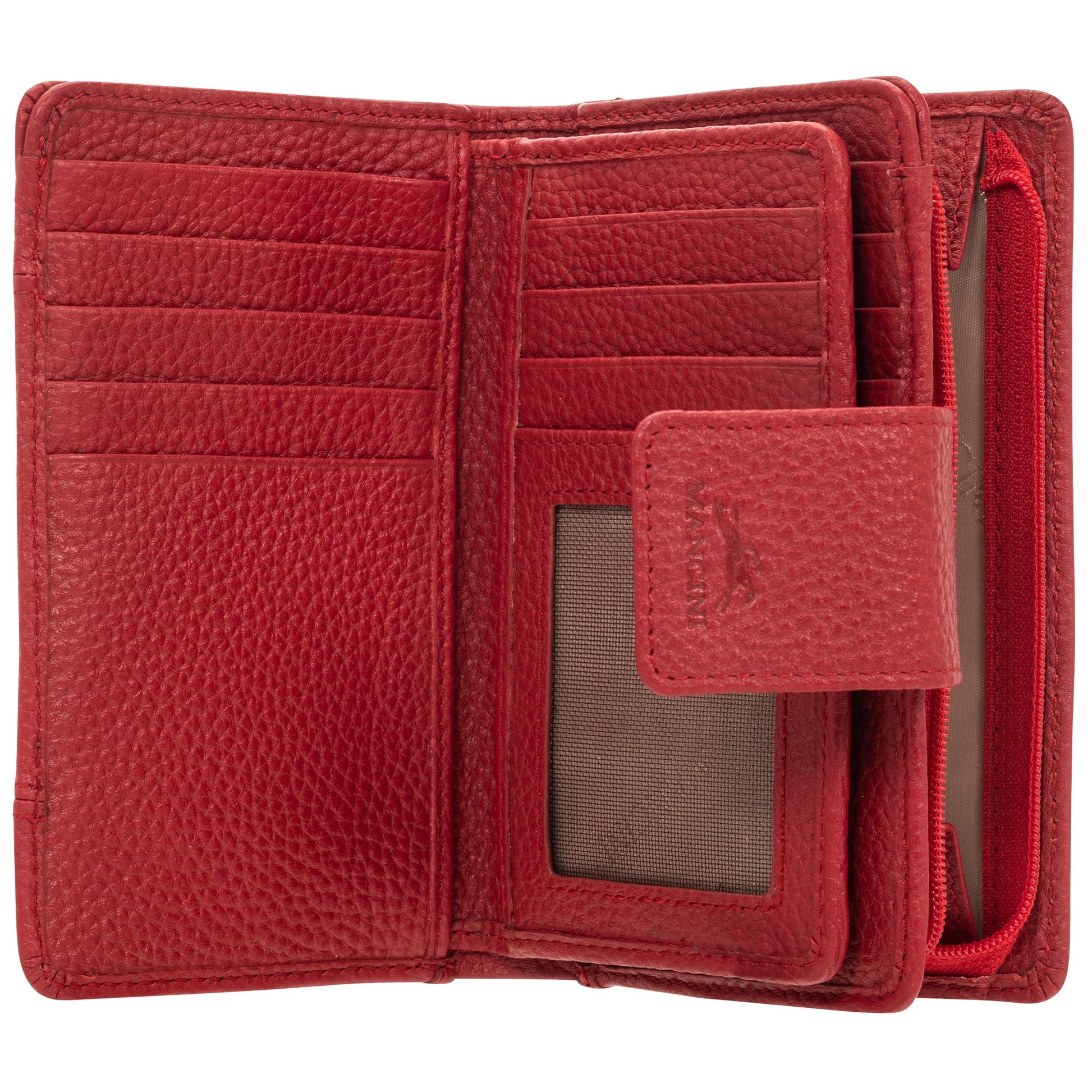 Mancini Wallets Mancini Pebbled Ladies’ RFID Medium Clutch Wallet