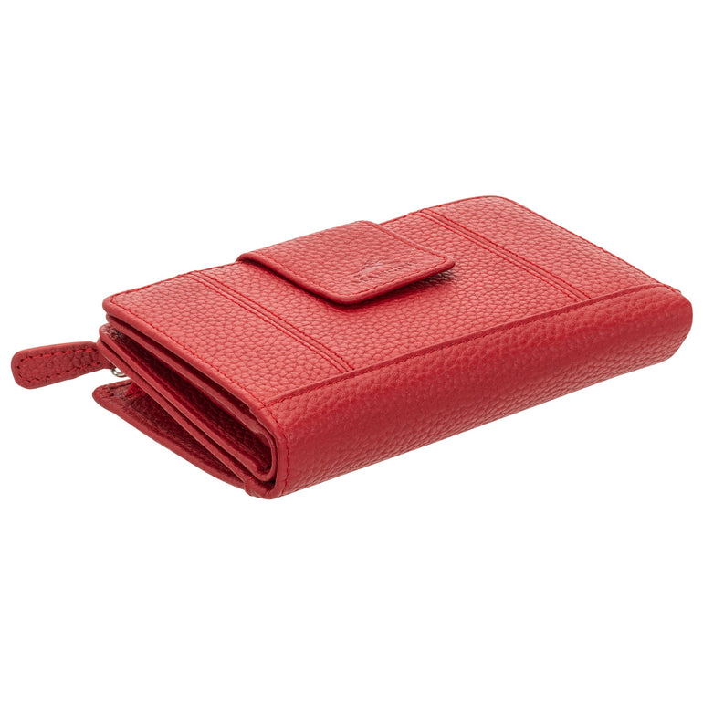 Mancini Wallets Mancini Pebbled Ladies’ RFID Medium Clutch Wallet