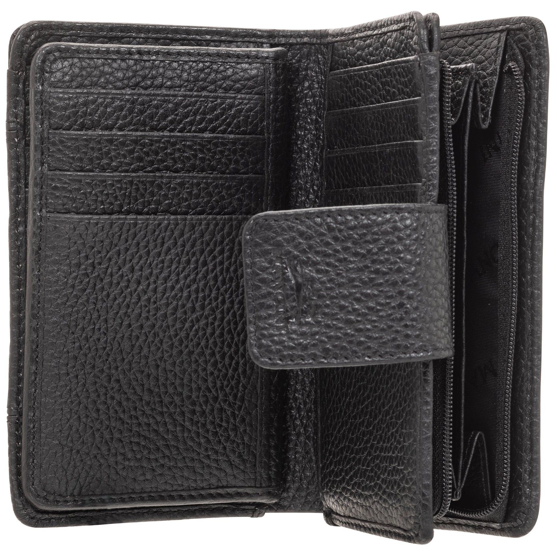 Mancini Wallets Mancini Pebbled Ladies’ RFID Medium Clutch Wallet