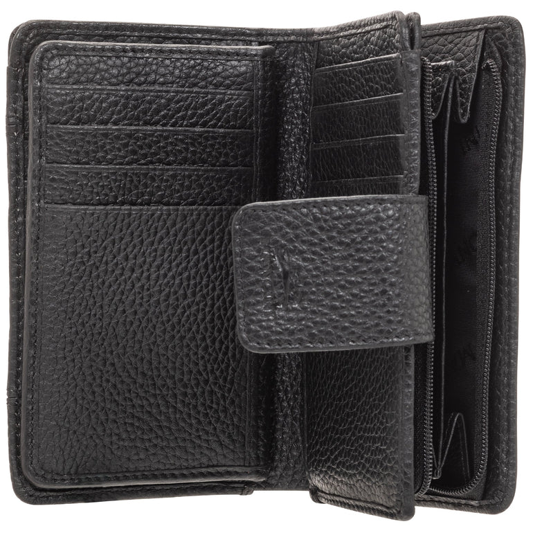 Mancini Wallets Mancini Pebbled Ladies’ RFID Medium Clutch Wallet