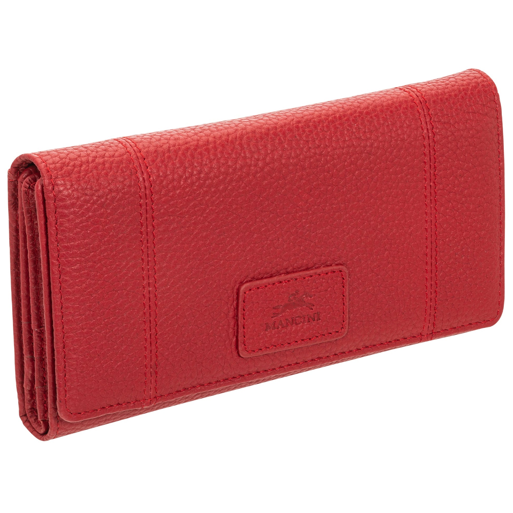Mancini Wallets Mancini Pebbled Ladies’ RFID Trifold Wallet