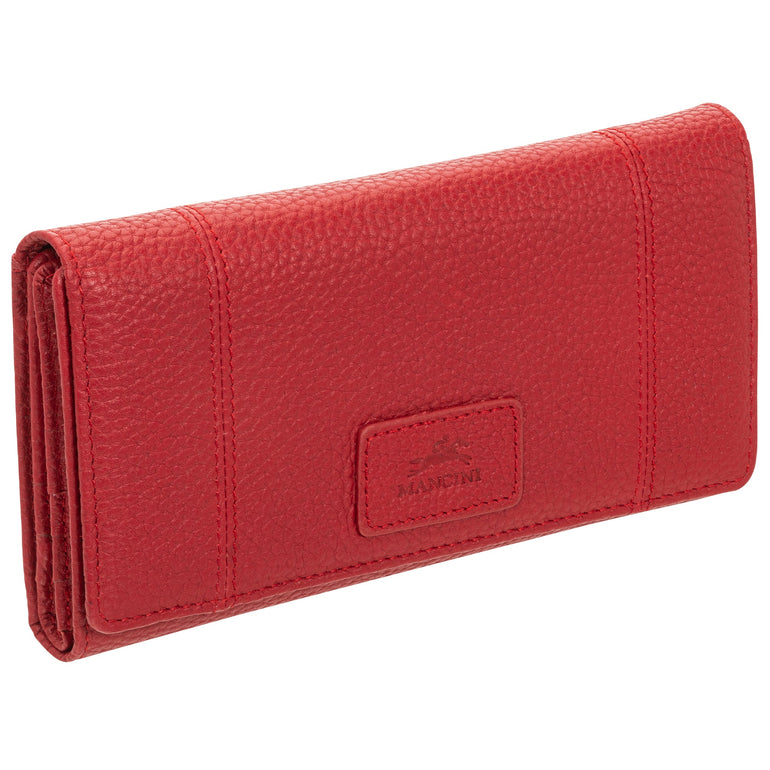 Mancini Wallets Mancini Pebbled Ladies’ RFID Trifold Wallet