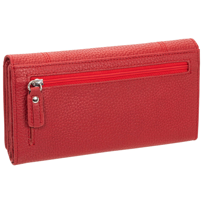 Mancini Wallets Mancini Pebbled Ladies’ RFID Trifold Wallet