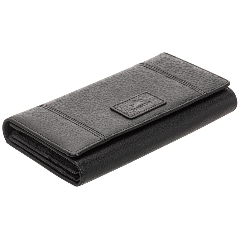 Mancini Wallets Mancini Pebbled Ladies’ RFID Trifold Wallet