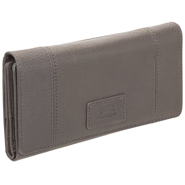 Mancini Wallets Mancini Pebbled Ladies’ RFID Trifold Wallet