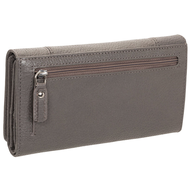 Mancini Wallets Mancini Pebbled Ladies’ RFID Trifold Wallet