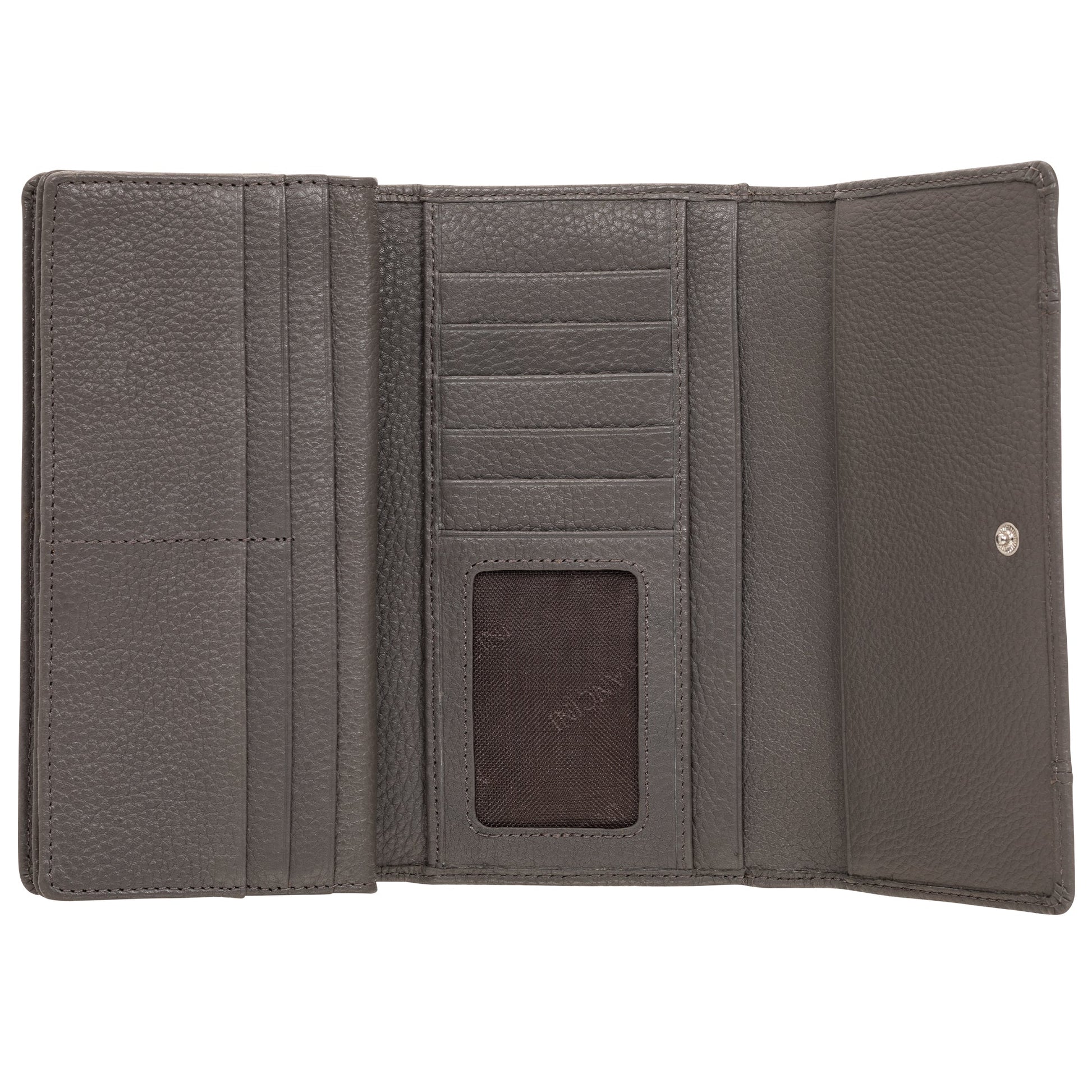 Mancini Wallets Mancini Pebbled Ladies’ RFID Trifold Wallet