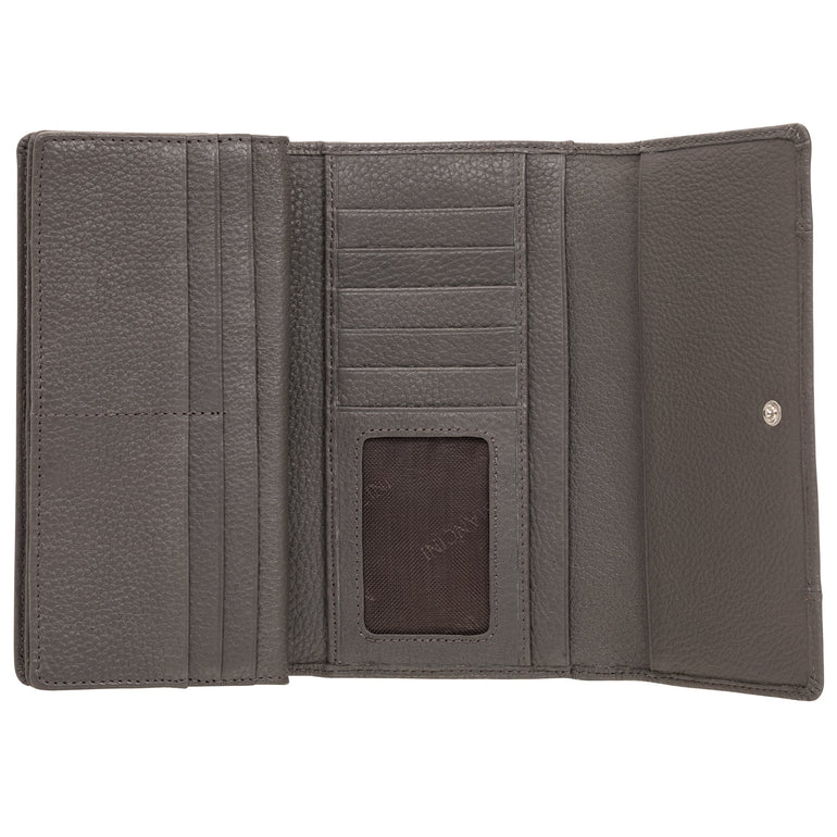 Mancini Wallets Mancini Pebbled Ladies’ RFID Trifold Wallet