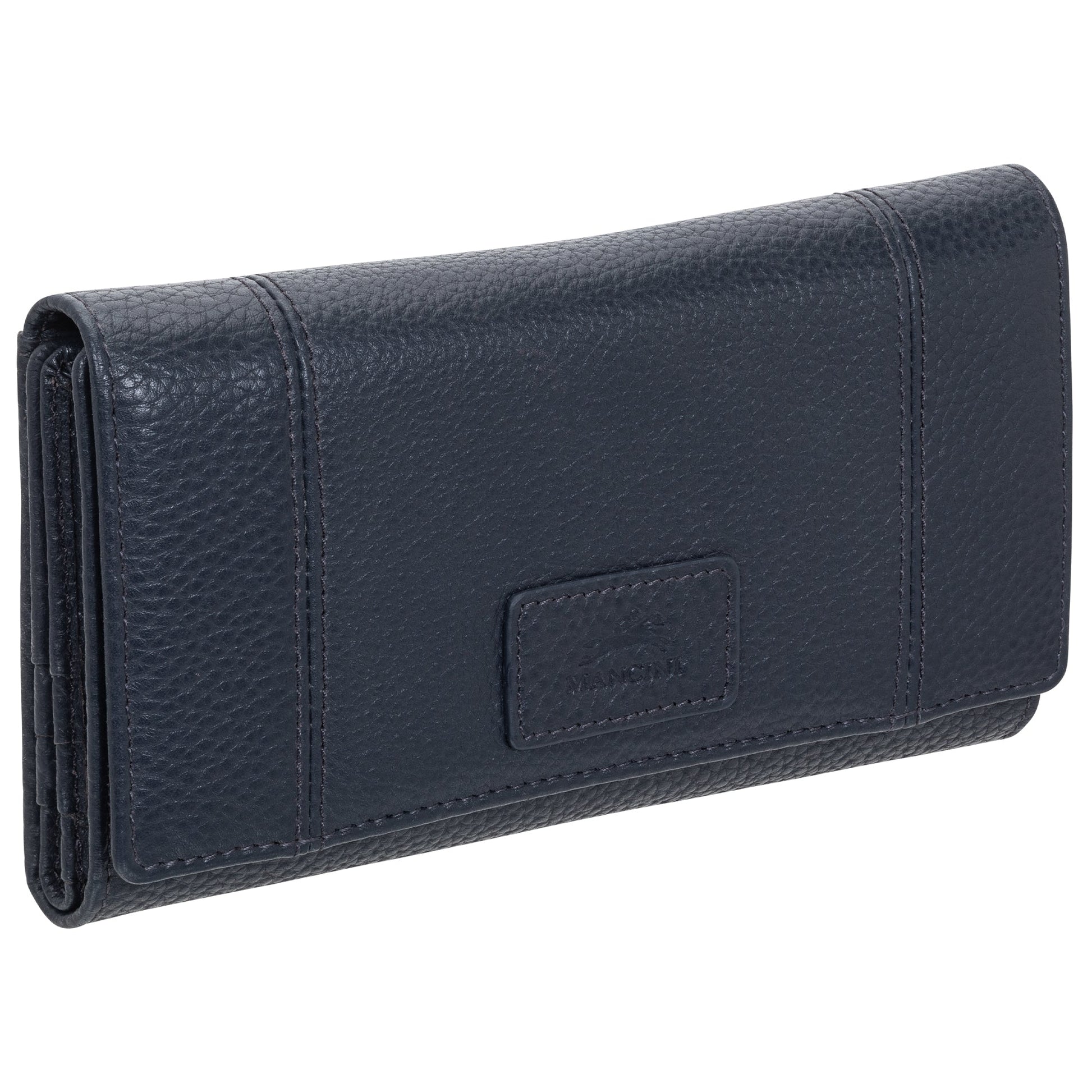 Mancini Wallets Mancini Pebbled Ladies’ RFID Trifold Wallet