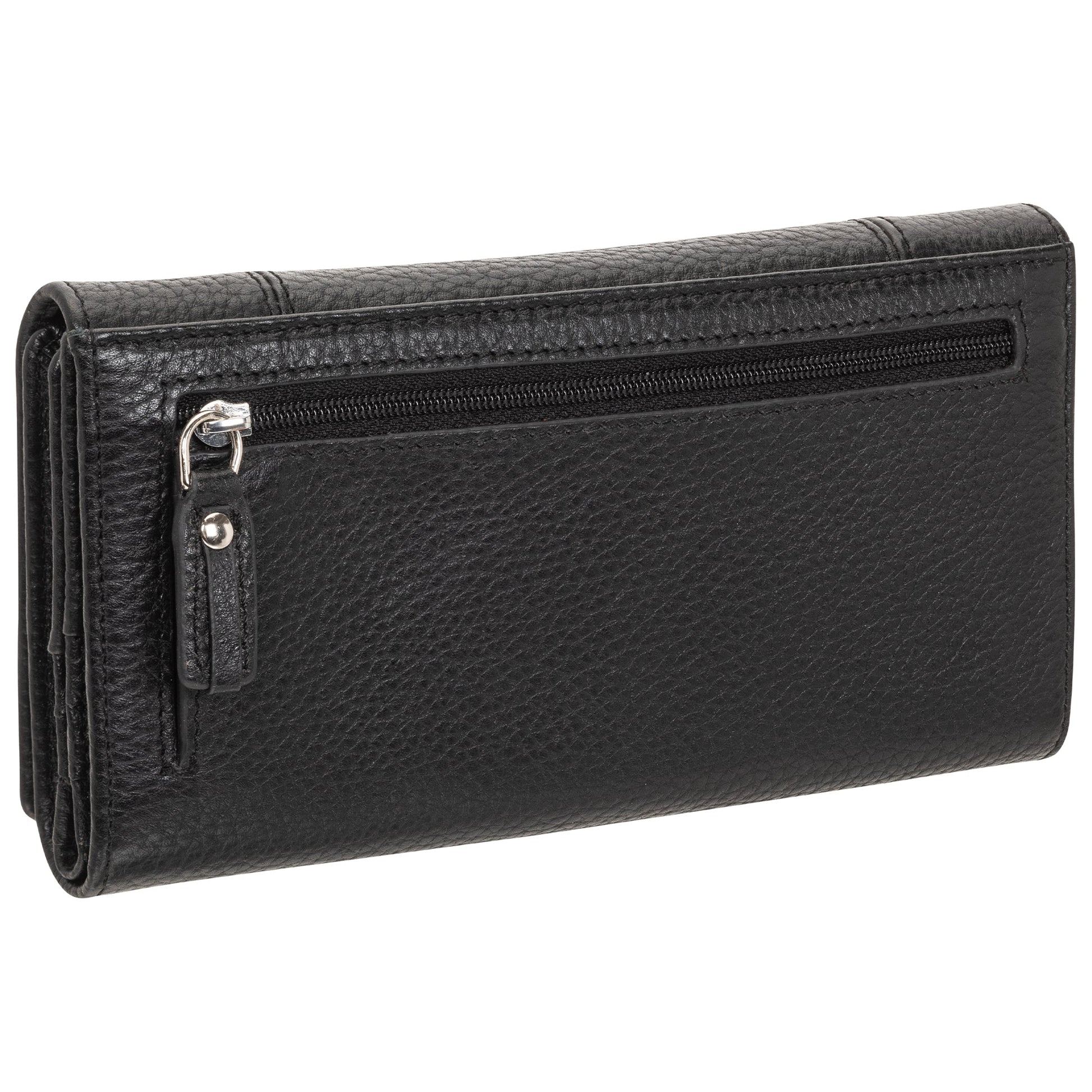 Mancini Wallets Mancini Pebbled Ladies’ RFID Trifold Wallet