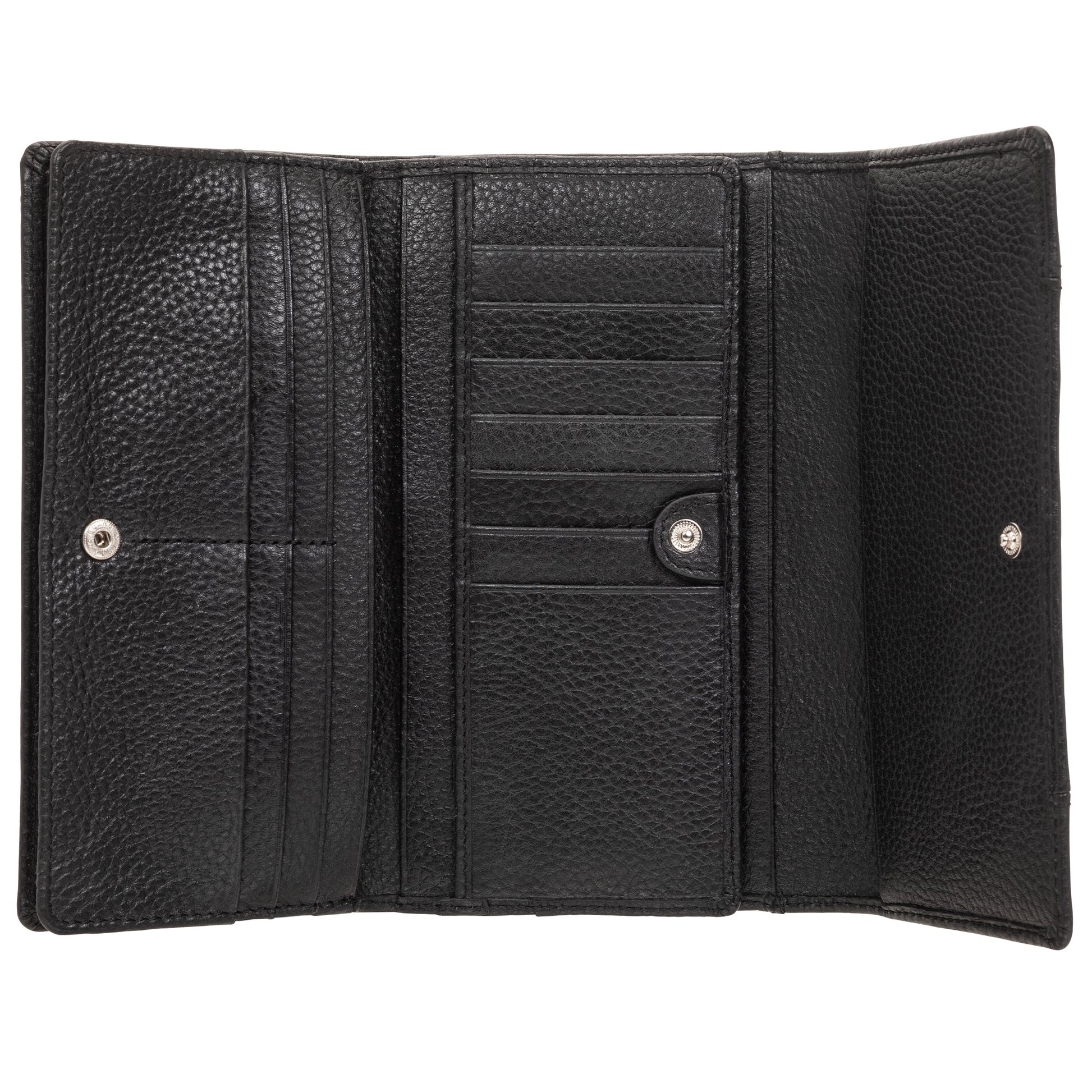 Mancini Wallets Mancini Pebbled Ladies’ RFID Trifold Wallet
