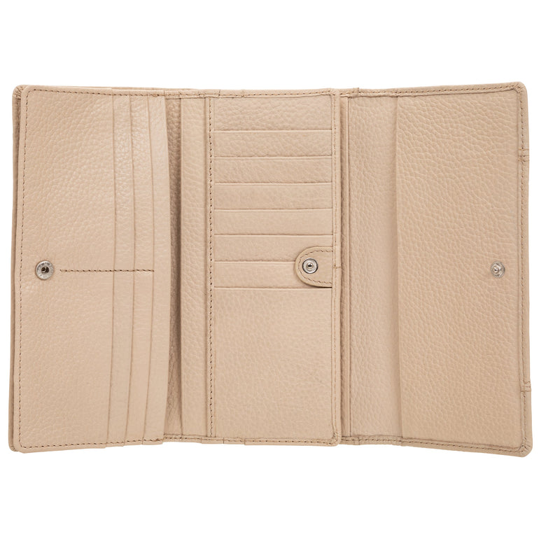 Mancini Wallets Mancini Pebbled Ladies’ RFID Trifold Wallet