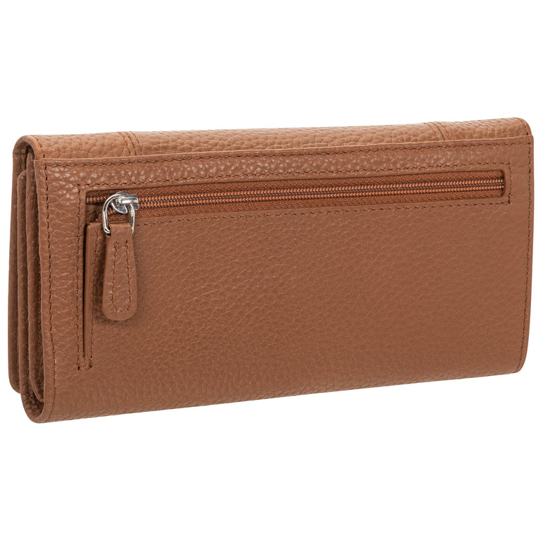 Mancini Wallets Mancini Pebbled Ladies' RFID Trifold Wallet