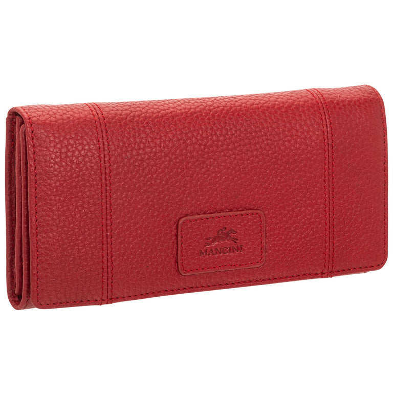 Mancini Wallets Mancini Pebbled Ladies' RFID Trifold Wallet