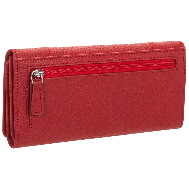 Mancini Wallets Mancini Pebbled Ladies' RFID Trifold Wallet