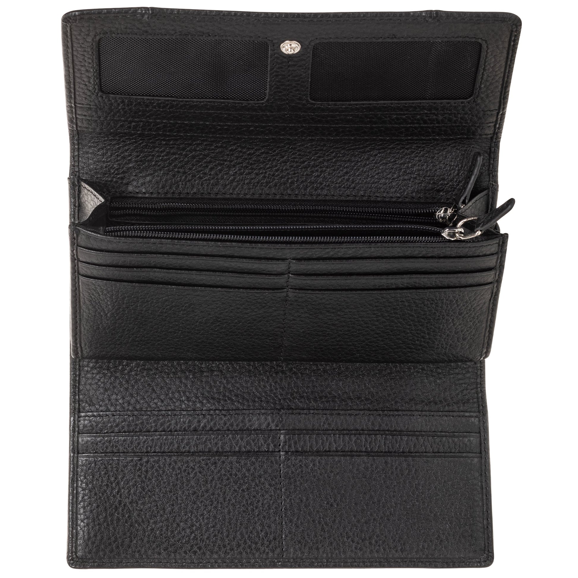 Mancini Wallets Mancini Pebbled Ladies' RFID Trifold Wallet