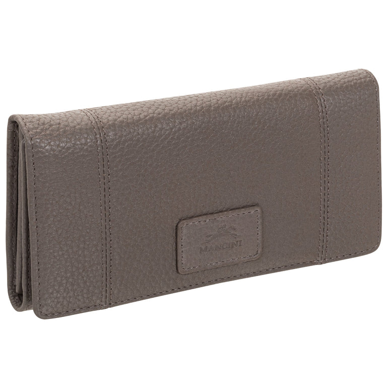 Mancini Wallets Mancini Pebbled Ladies' RFID Trifold Wallet