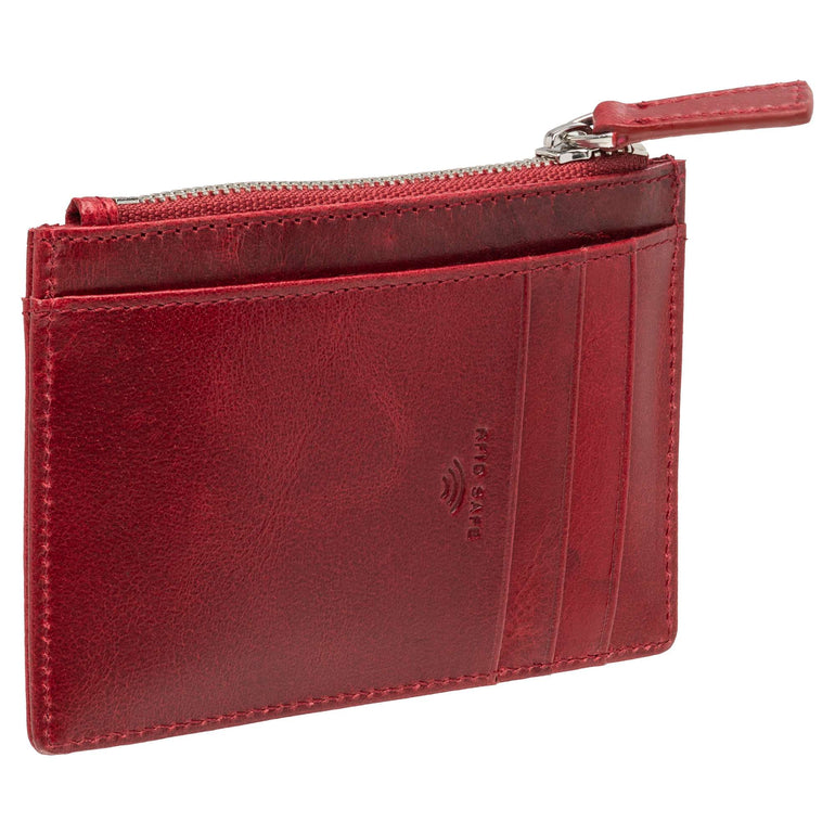 Mancini Wallets Mancini  South Beach RFID Secure Card Case and Coin Pocket