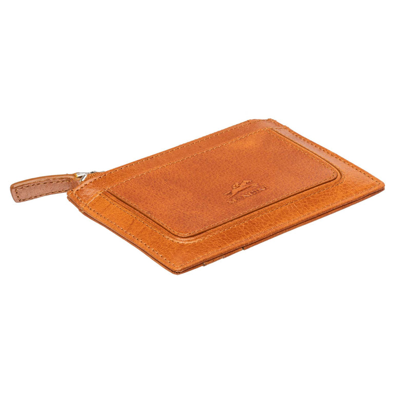 Mancini Wallets Mancini  South Beach RFID Secure Card Case and Coin Pocket