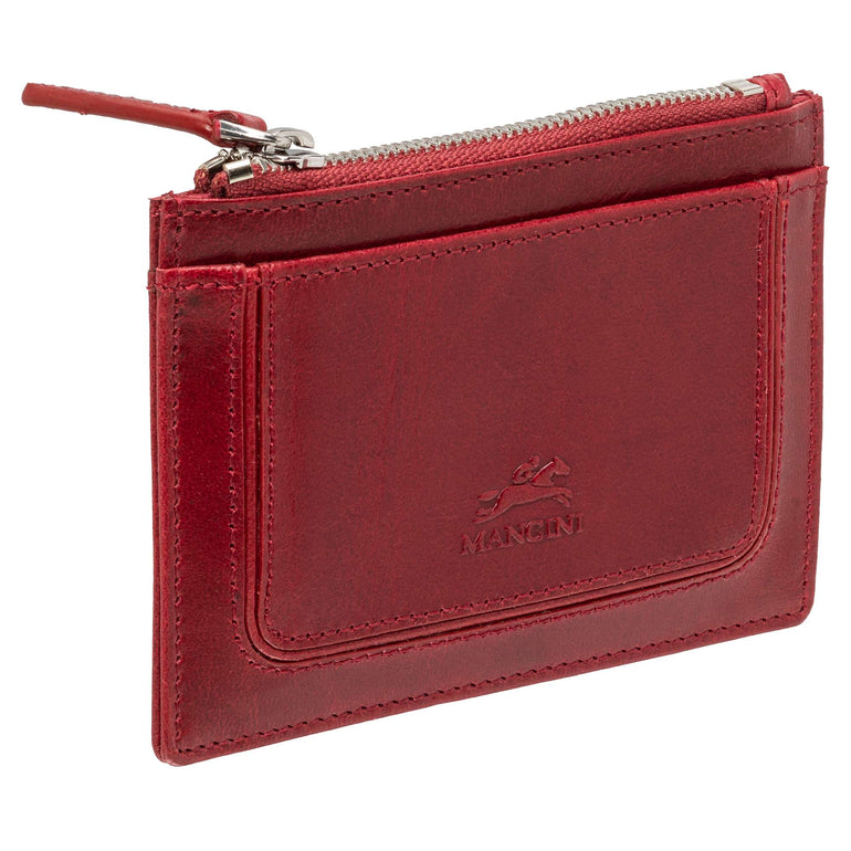 Mancini Wallets Mancini  South Beach RFID Secure Card Case and Coin Pocket