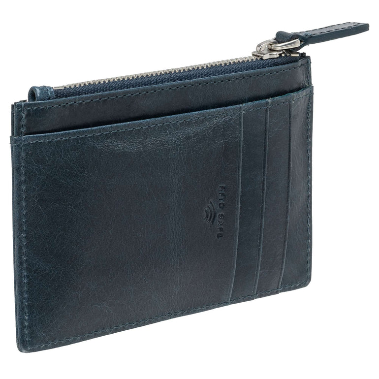 Mancini Wallets Mancini  South Beach RFID Secure Card Case and Coin Pocket