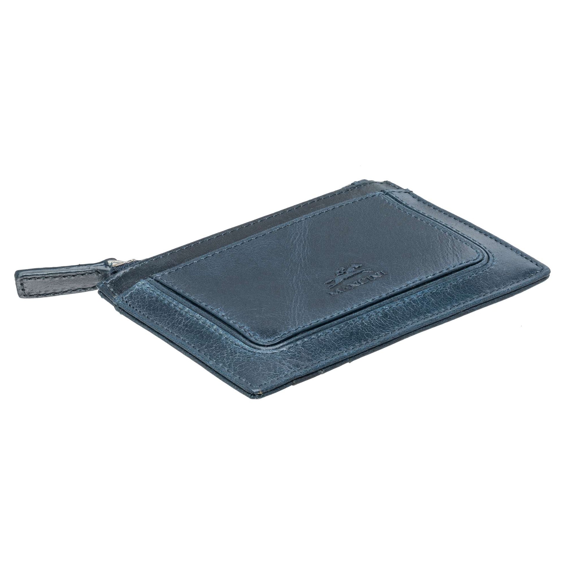 Mancini Wallets Mancini  South Beach RFID Secure Card Case and Coin Pocket