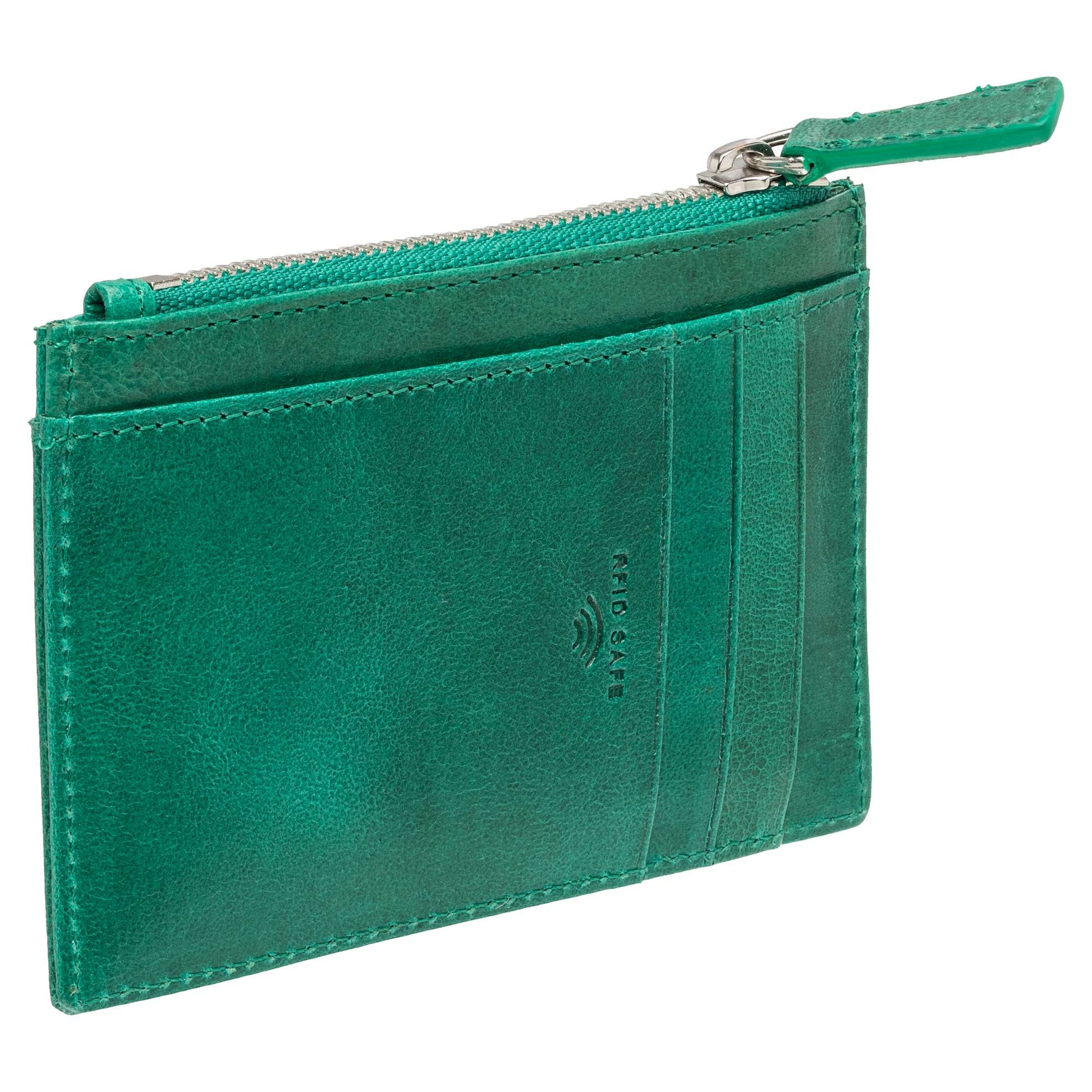 Mancini Wallets Mancini  South Beach RFID Secure Card Case and Coin Pocket