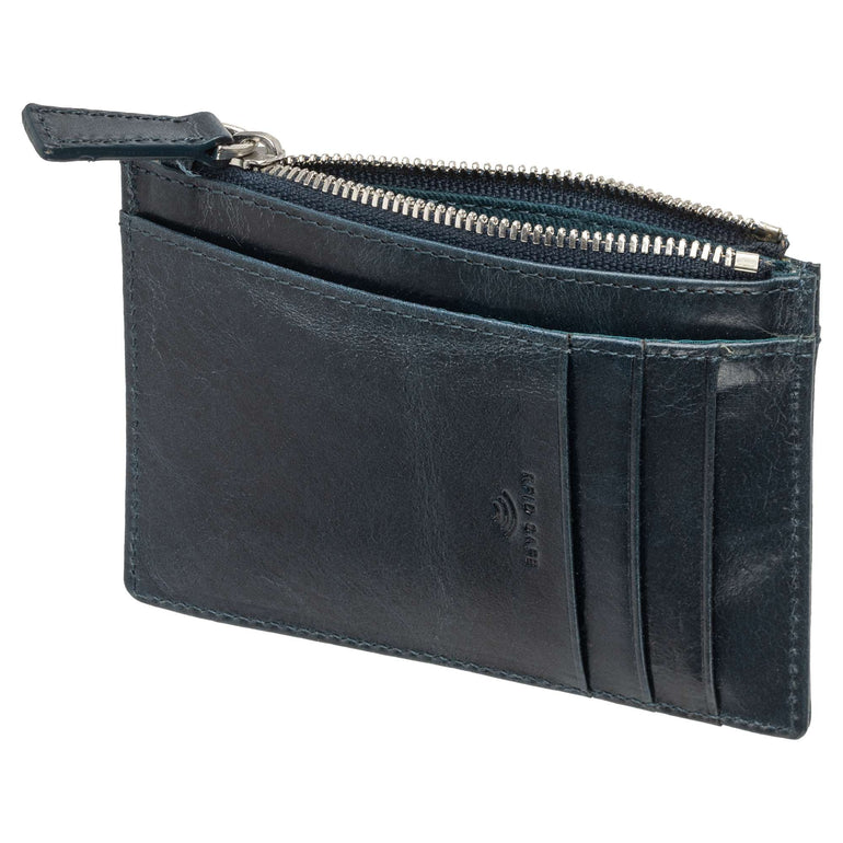 Mancini Wallets Mancini  South Beach RFID Secure Card Case and Coin Pocket