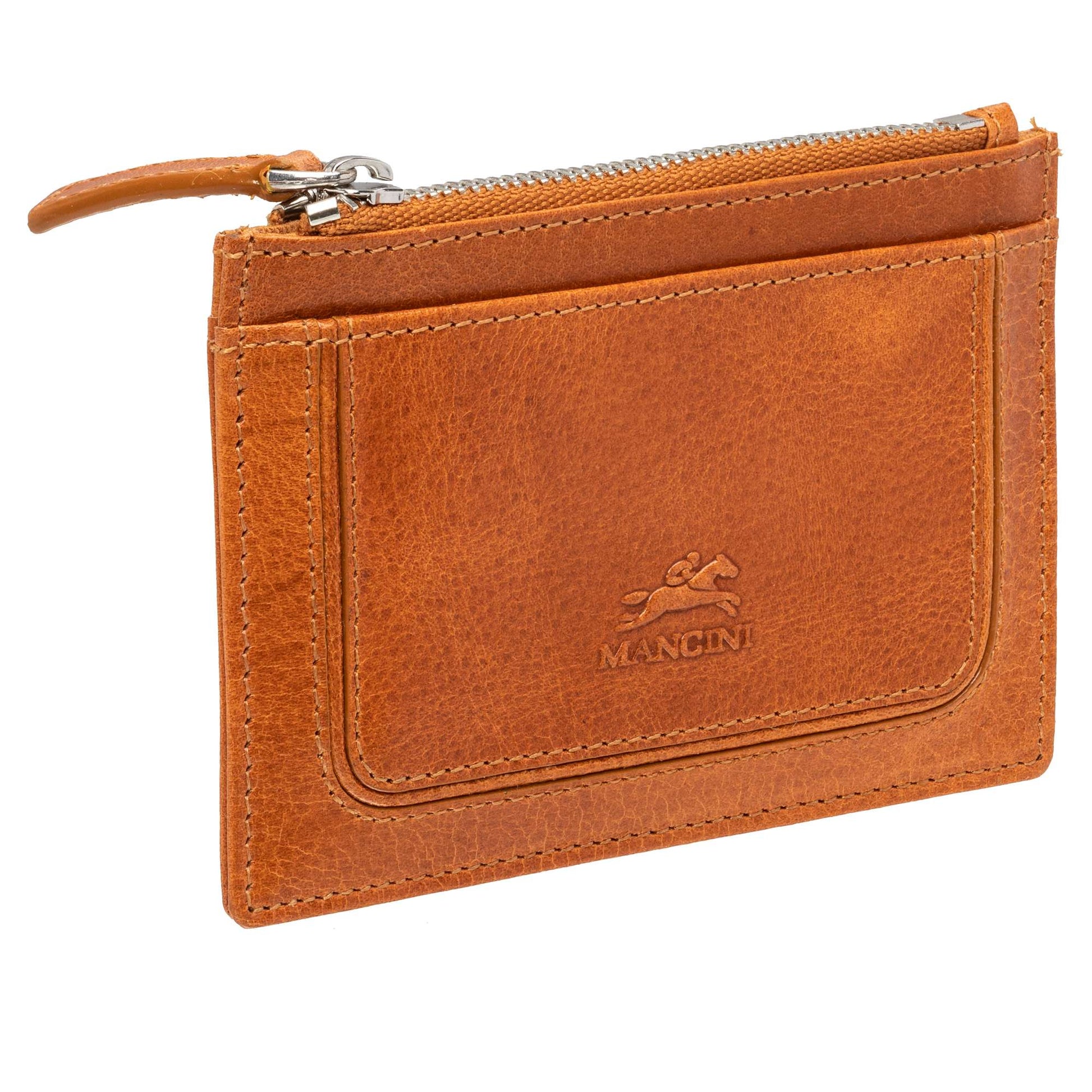 Mancini Wallets Mancini  South Beach RFID Secure Card Case and Coin Pocket