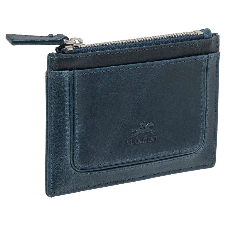 Mancini Wallets Mancini  South Beach RFID Secure Card Case and Coin Pocket