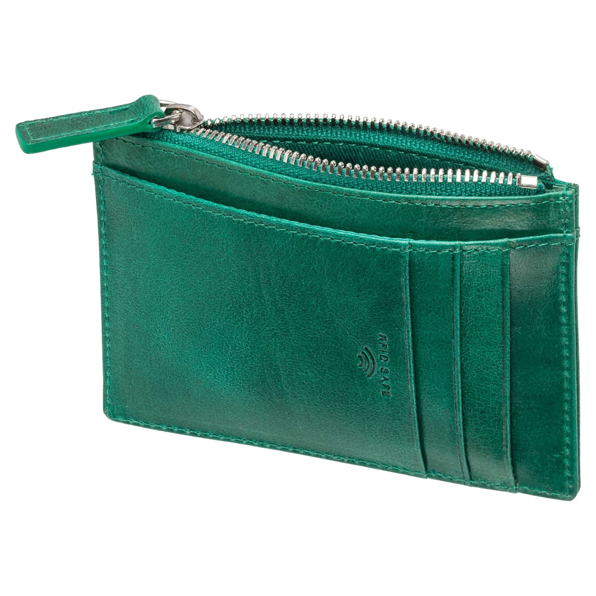 Mancini Wallets Mancini  South Beach RFID Secure Card Case and Coin Pocket