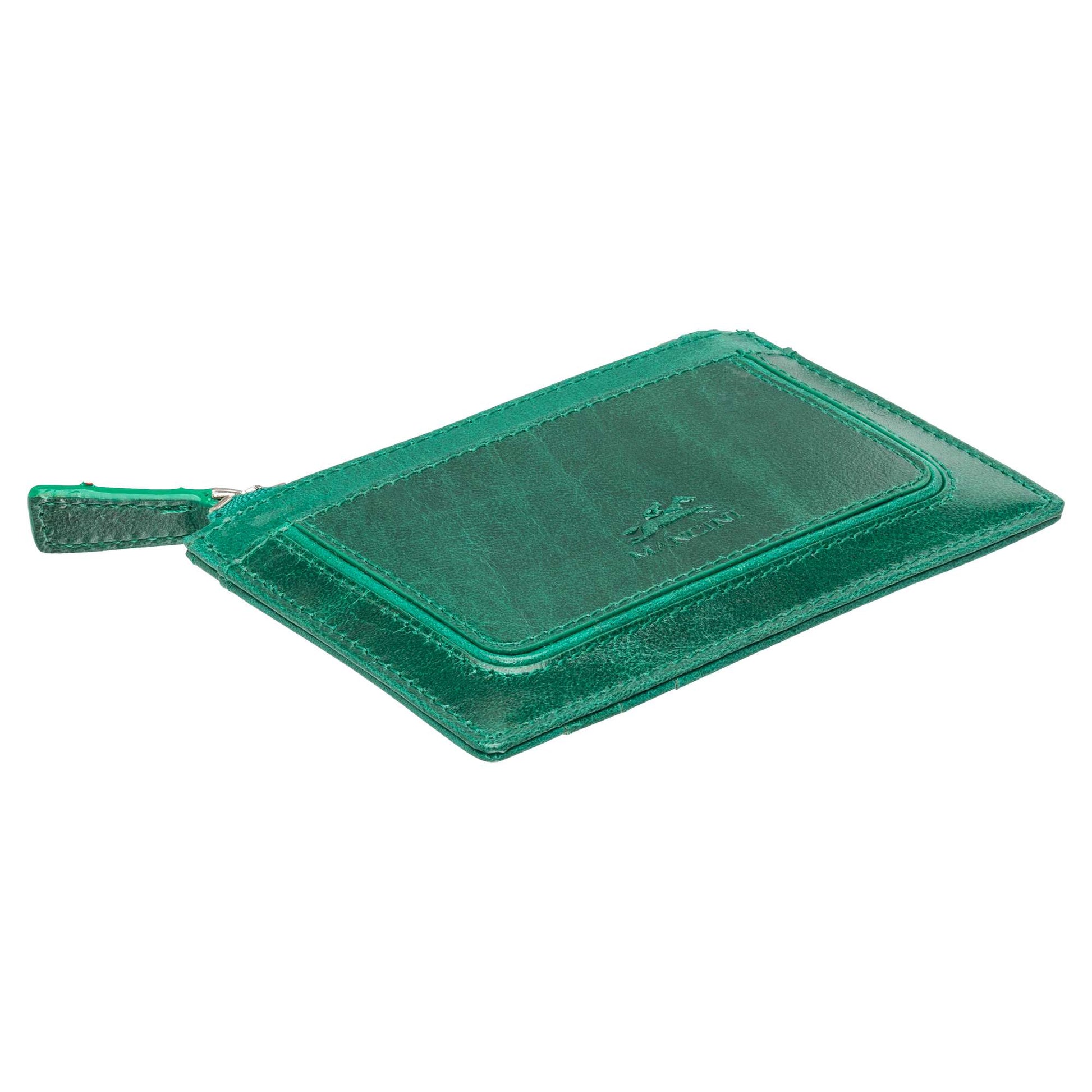 Mancini Wallets Mancini  South Beach RFID Secure Card Case and Coin Pocket