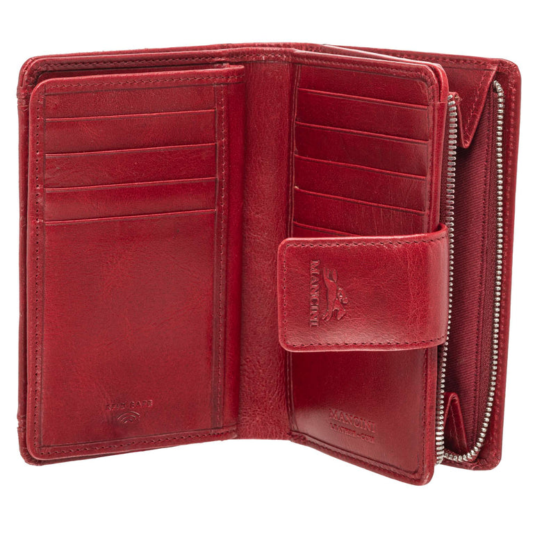 Mancini Wallets Mancini South Beach RFID Secure Medium Clutch Wallet