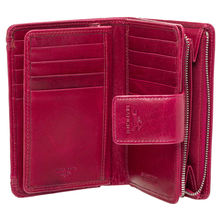 Mancini Wallets Mancini South Beach RFID Secure Medium Clutch Wallet
